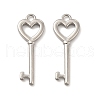 Non-Tarnish 304 Stainless Steel Pendants STAS-F284-17P-2