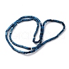 Electroplated Natural Lava Rock Beads Strands G-A256-B01-01G-3