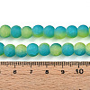 Crackle Glass Beads Strands GLAA-N009-8mm-10-4