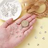 100Pcs 10 Styles Brass Bead Caps KK-CJ0002-07-4