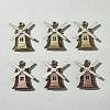 6Pcs 2 Colors Tibetan Style Alloy Pendants FIND-FS0002-56-10