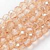 Electroplate Glass Beads Strands EGLA-D020-3x2mm-71-1