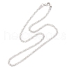 304 Stainless Steel Popcorn Chain Necklaces NJEW-H305-05P-1
