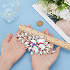 Fingerinspire 1Pc Brass Rhinestone Appliques DIY-FG0005-52A-3