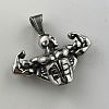 Retro Rock Punk Men's Stainless Steel Pendant Necklaces HM8341-4