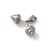 Anti-Tarnish 304 Stainless Steel Pendants STAS-H216-70A-P-2