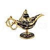 Alloy Enamel Tea Pot Home Display Decoration DJEW-Z010-01G-02-2