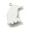 Opaque Resin Pendants CRES-D013-01B-2