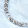 201 Stainless Steel Byzantine Chain Bracelets BJEW-B078-154P-5