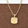 304 Stainless Steel Pendant Necklaces NJEW-H069-01A-G-1