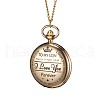 Alloy Pendant Necklace Quartz Pocket Watches WACH-L044-06-3