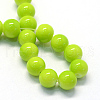 Baking Painted Glass Round Bead Strands X-DGLA-Q020-8mm-25-2