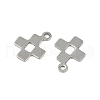 Non-Tarnish 201 Stainless Steel Charms STAS-C108-28P-2