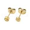 304 Stainless Steel Stud Earring Findings STAS-V003-09G-04-1