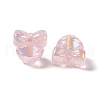 UV Plating Rainbow Iridescent Acrylic Beads PACR-M003-07A-2