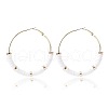 Bohemia Style Colorful Clay Beads Hoop Earrings JQ3310-5-1
