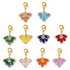 Handmade Glass Seed Beaded  Decorations HJEW-MZ00267-2