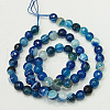 Natural Agate Strands G-Q841-8mm-M-2