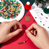 SOFPLATE Christmas Themed Transparent Acrylic Beads MACR-SP0001-30A-3