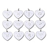 304 Stainless Steel Pendants STAS-G268-04P-2