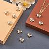 10Pcs Brass Micro Pave Clear Cubic Zirconia Charms KK-SZ0005-02-5