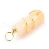 Natural Carnlian Pendants PALLOY-JF01581-05-4