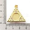 Real 18K Gold Plated Brass Pendants KK-L209-007G-01-3