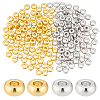   200Pcs 2 Colors Brass Spacer Beads KK-PH0006-56A-1
