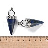 Dyed Natural Lapis Lazuli Pendants G-F777-06P-02-3