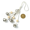Iron Bell Pendant Decorations HJEW-JM02171-02-2