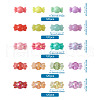  Opaque Solid Color & Imitation Jelly & Transparent Styles Acrylic Beads MACR-TA0001-15-9