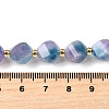 Natural Quartz Dyed Beads Strands G-U023-A02-16-5