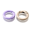 Spray Painted Alloy Spring Gate Rings PALLOY-A022-01A-2