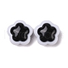 Two-tone Acrylic Beads OACR-U003-05-1