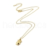 Ion Plating(IP) 304 Stainless Steel Pendant Necklaces for Women NJEW-B080-07G-2