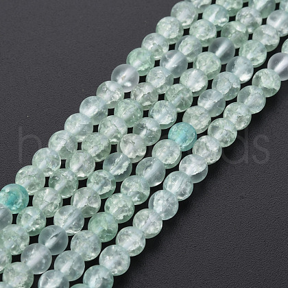 Crackle Glass Beads Strands GLAA-S192-D-006E-1