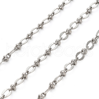 304 Stainless Steel Oval Link Chains CHS-A016-27P-A-1
