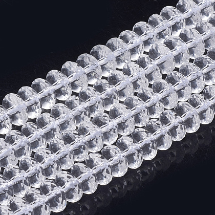 Synthetic Quartz Crystal Beads Strands G-S285-13-1