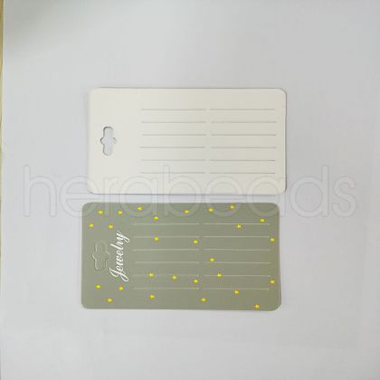 Paper Hair Ties Display Cards DIY-WH0209-41A-1