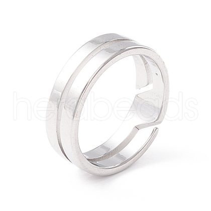 Non-Tarnish 304 Stainless Steel Finger Ring RJEW-Z013-01P-1
