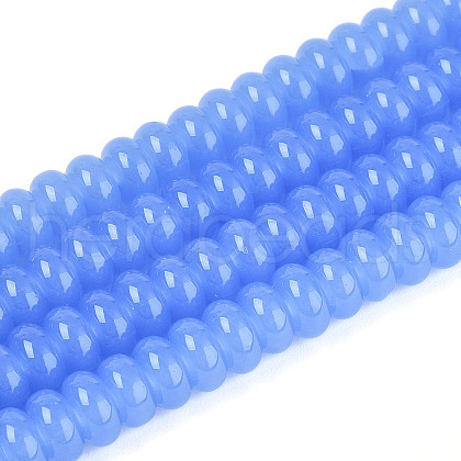 Imitation Jade Glass Beads GLAA-ZX008-6mm-17E-1