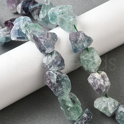 Natural Fluorite Beads Strands G-S386-C09-1