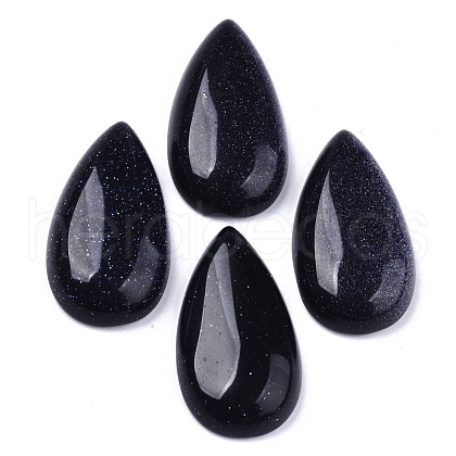 Synthetic Blue Goldstone Cabochons G-N326-72L-1