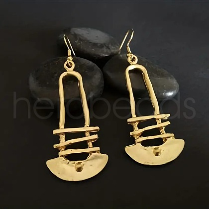 Ladder Pattern Alloy Dangle Earrings FS-WGAC61F-02-1