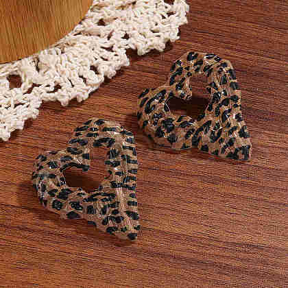 Alloy Stud Earrings EJEW-P307-01G-A-1