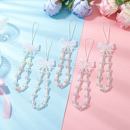 5Pcs Acrylic Mobile Straps HJEW-JM03325-1