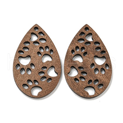 Walnut Wooden Pendants FIND-B042-21B-1
