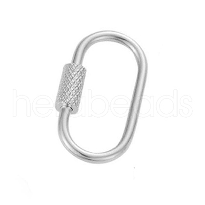 Stainless Steel Screw Clasps PW-WGDACCF-02-1