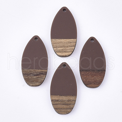 Resin & Walnut Wood Pendants RESI-S358-16I-1