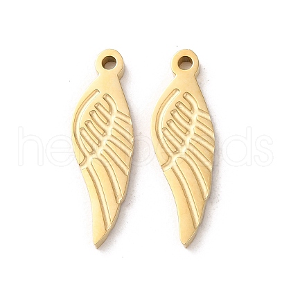304 Stainless Steel Pendants STAS-L022-387G-1